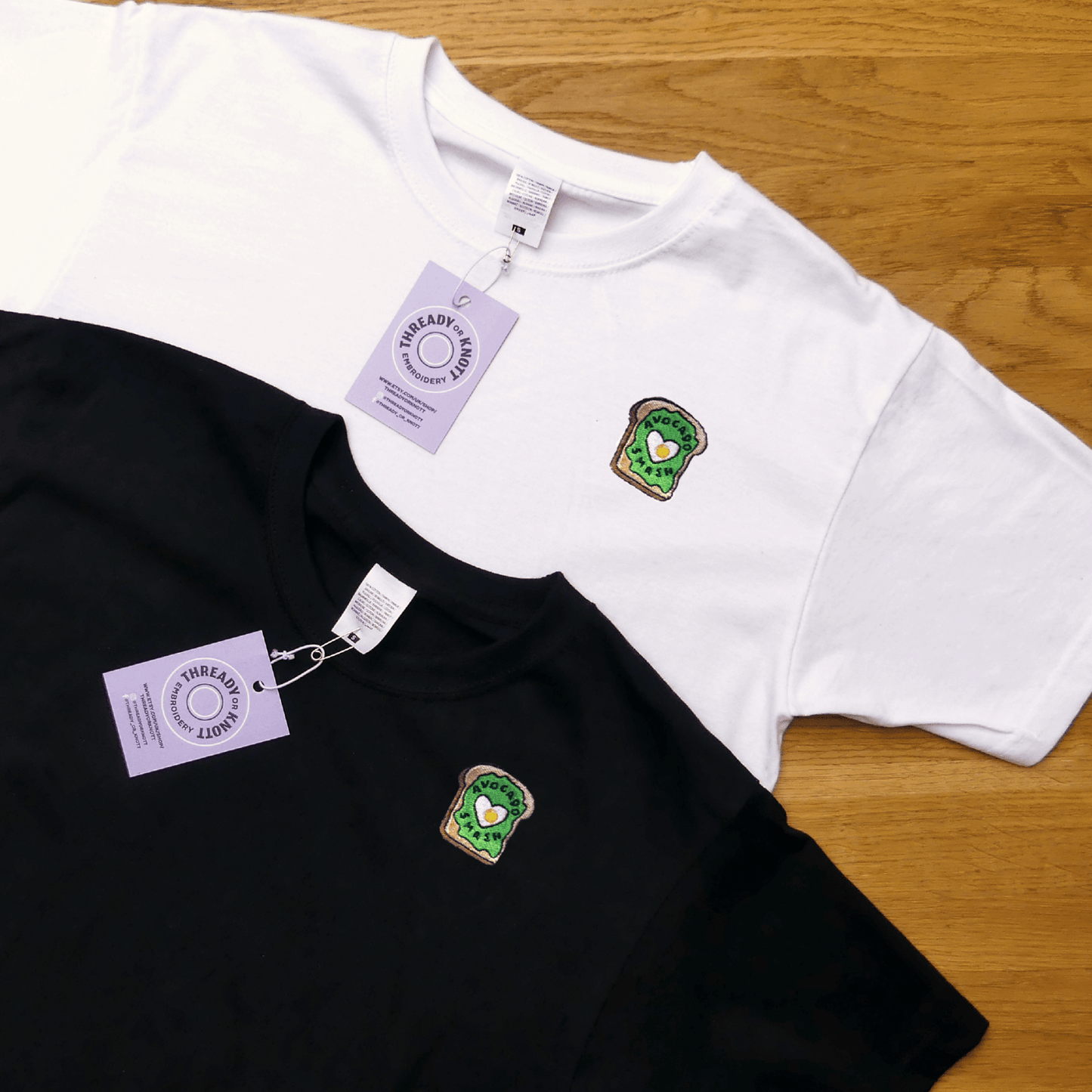 Avocado On Toast Embroidered T-shirt