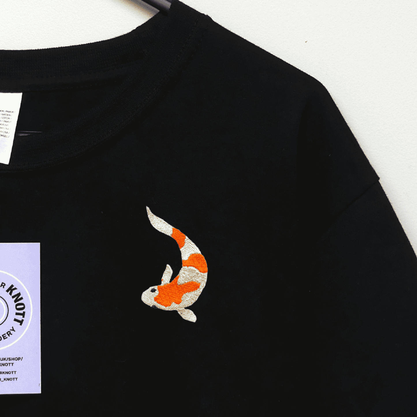 Koi Carp Embroidered T-shirt