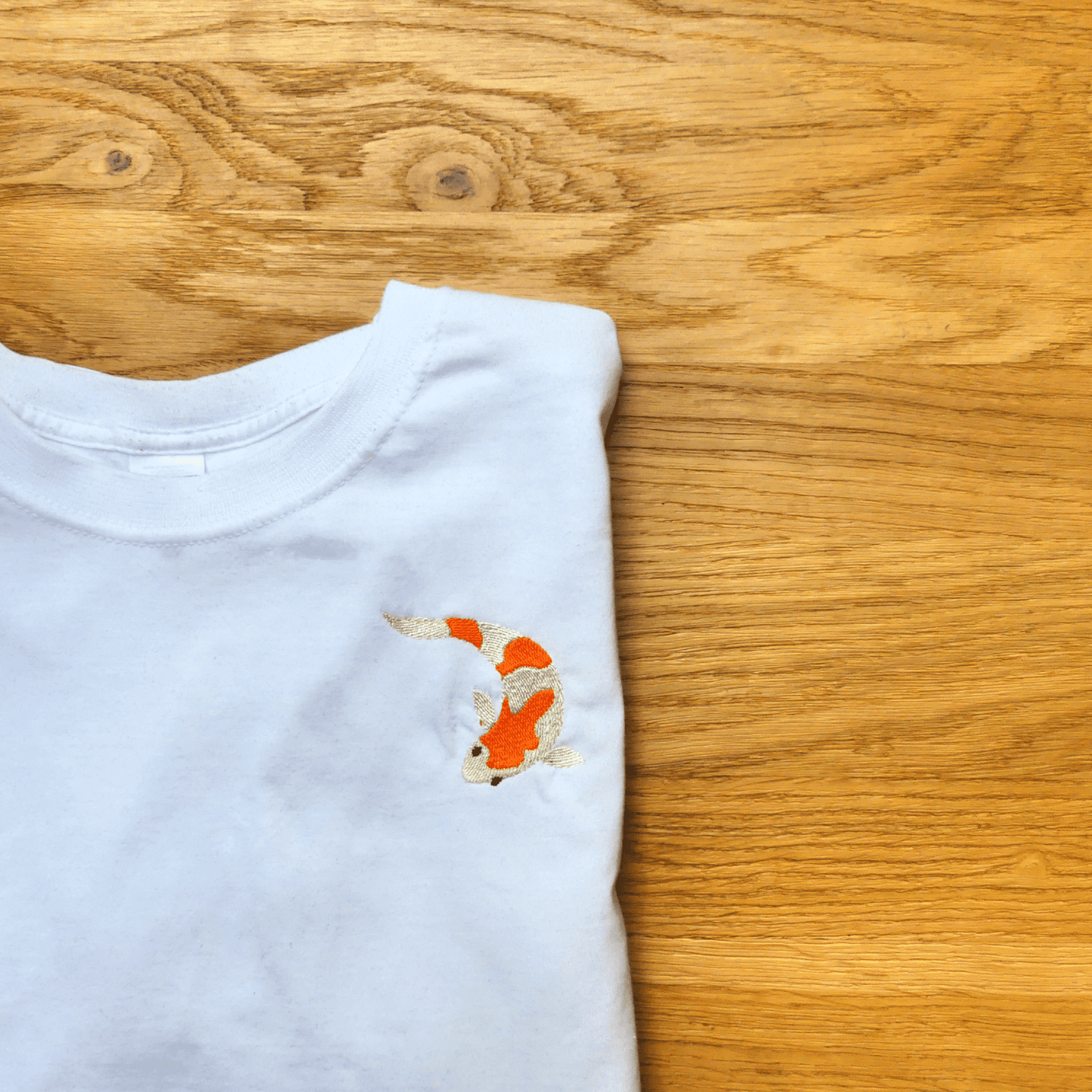 Koi Carp Embroidered T-shirt