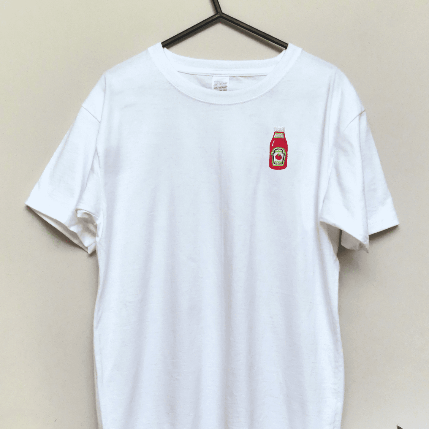 Tomato Ketchup Embroidered T-shirt