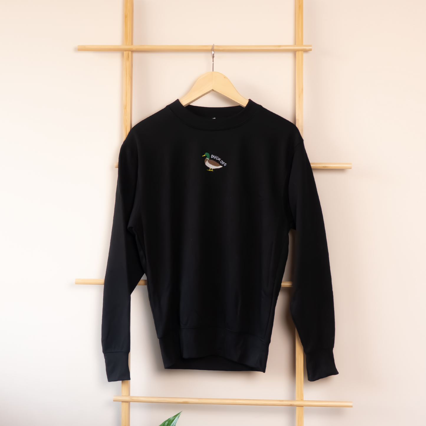 Duck Off Embroidered Crewneck Sweatshirt