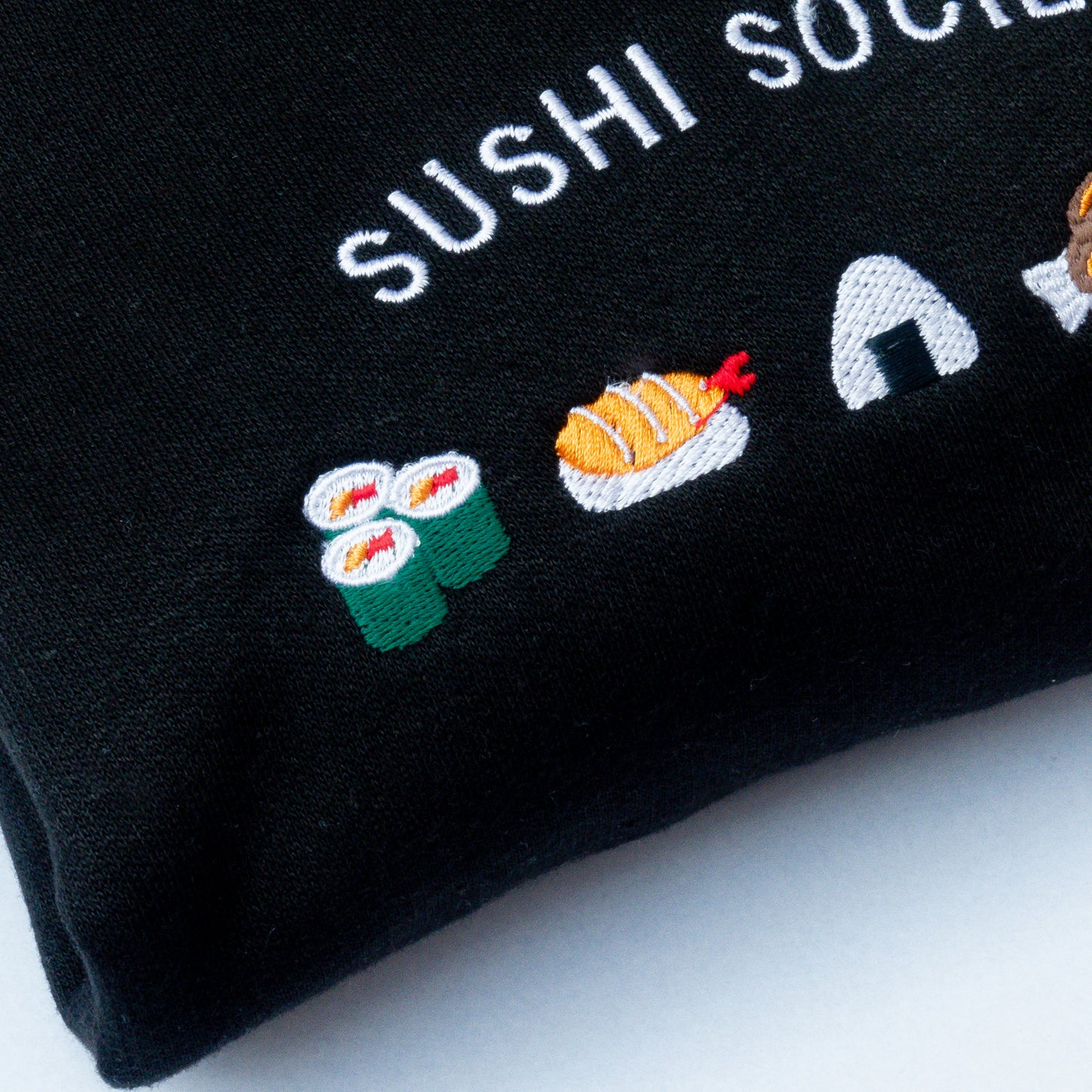 Sushi Society Embroidered Crewneck Sweatshirt