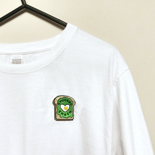 Avocado On Toast Embroidered T-shirt