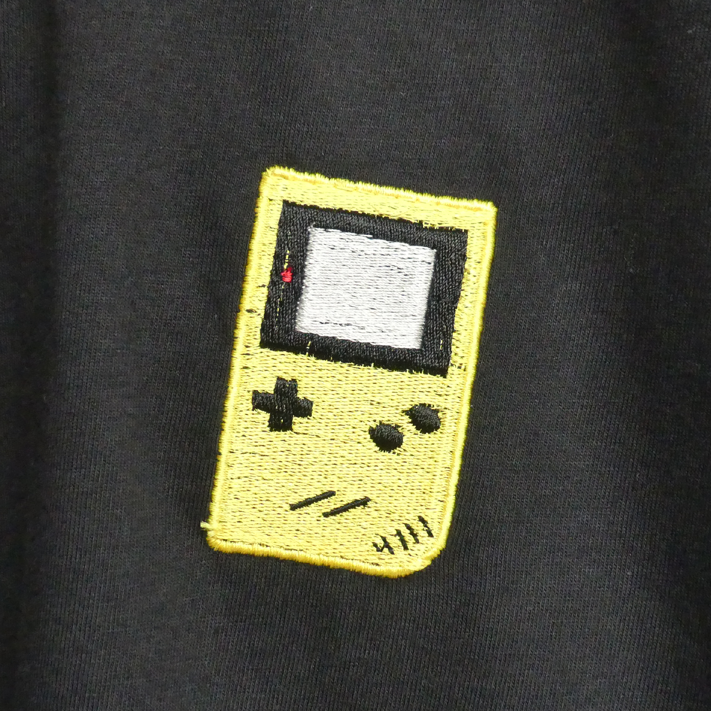 Gameboy Embroidered Black T-shirt