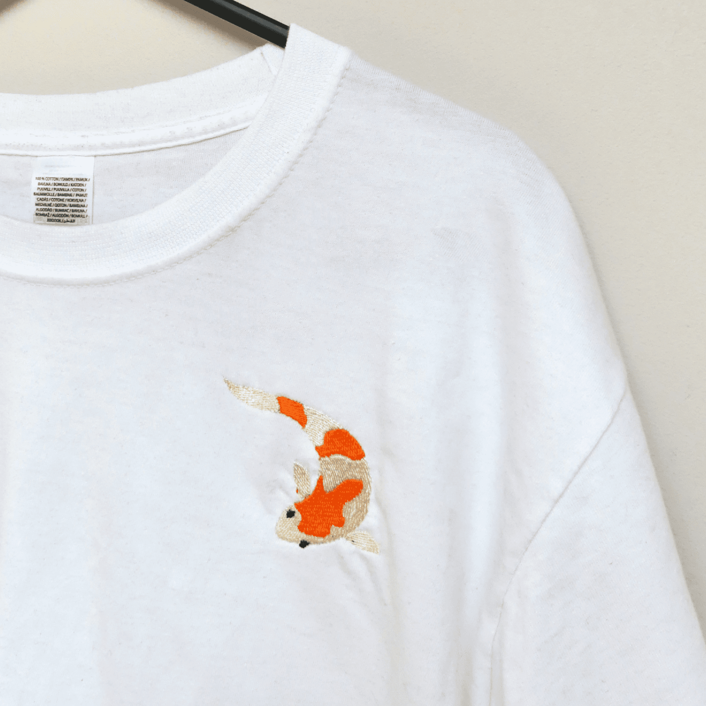 Koi Carp Embroidered T-shirt