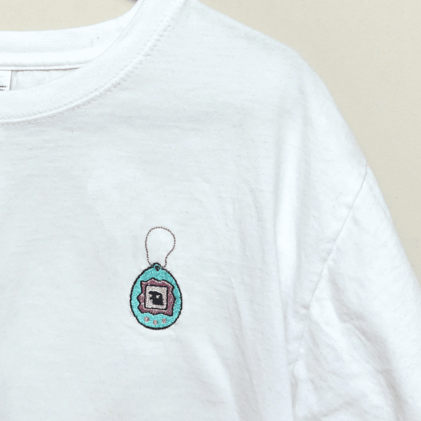 Tamagotchi Embroidered T-shirt